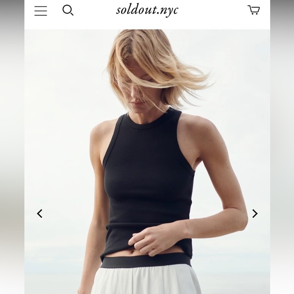 Soldout.nyc Bot So Basic Black Tank - Picture 5 of 5